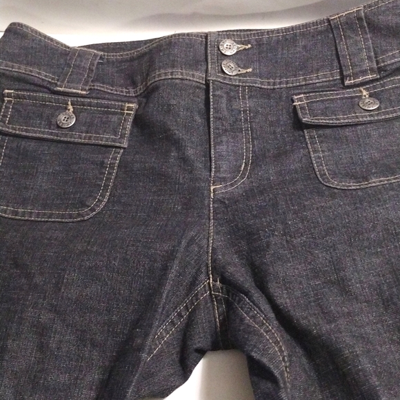 TRIBA DENIM 2 PIECE JEANS & JACKET LOW WAIST JEANS,SIZE 10 - Picture 4 of 10